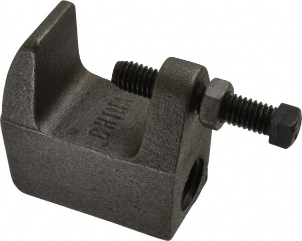 EMPIRE 11/4 Max Flange Thickness, 3/4 Rod Wide Jaw Top Beam Clamp