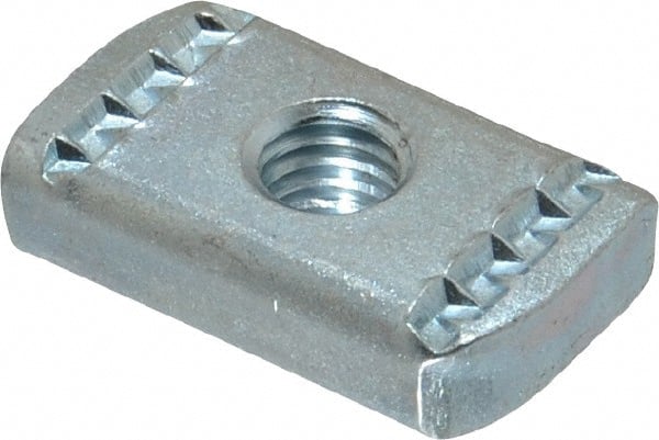 EMPIRE 3/8 Rod, Electro Galvanized Carbon Steel Strut Nut