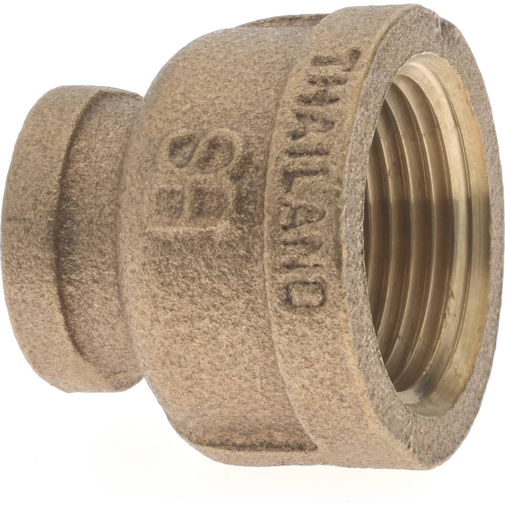 MERIT BRASS 1 x 1/2 Brass Pipe Reducing Coupling
