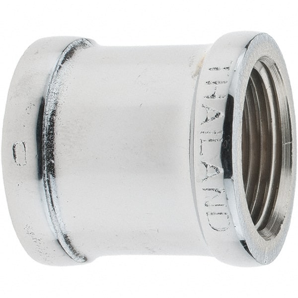 MERIT BRASS 1 Red Brass/Chrome Pipe Coupling