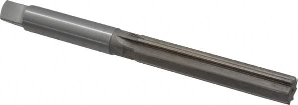 MSC INDUSTRIAL 11/16 Diam, Straight Shank, 37/8 Flute, Hand Reamer