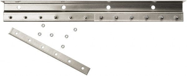 STEINER 3 Long Galvanized Steel Dock Strip Door Mounting Hardware