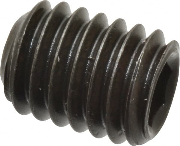 MSC INDUSTRIAL 3/816 UNC, 1/2 OAL, Flat Point Set Screw