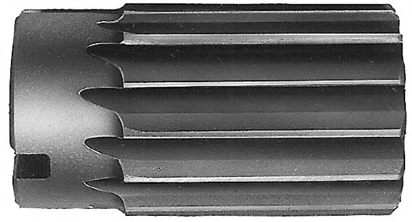 MSC 113/16 Reamer Diam, Straight Flute Shell Reamer