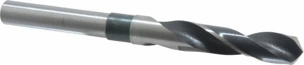 HERTEL 19/32 Drill, 118&deg; Point, High Speed Steel Silver Deming & Reduced Shank Drill Bit