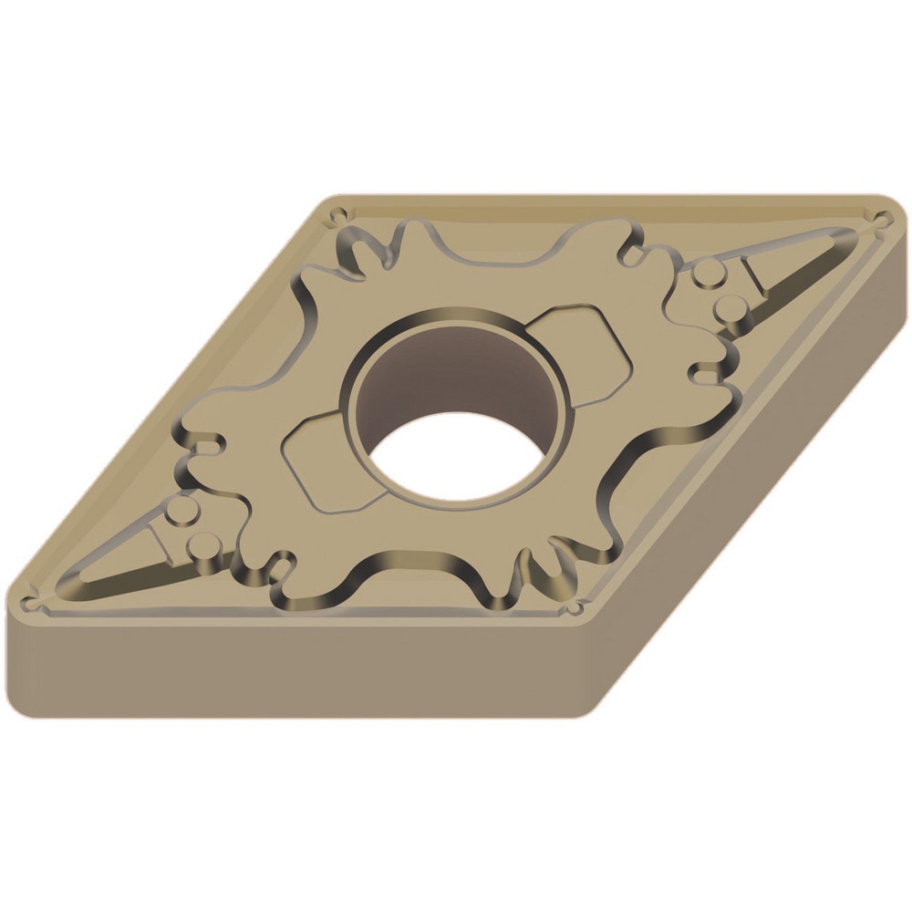MITSUBISHI Turning Inserts; Insert Style: DNMG ; Insert Size Code: 4 ; Insert Shape: Rhombic 550 ; Included Angle: 55.00 ; Inscribed Circle (Decimal Inch): 0.5000 ; Corner Radius (Decimal Inch): 0.0312
