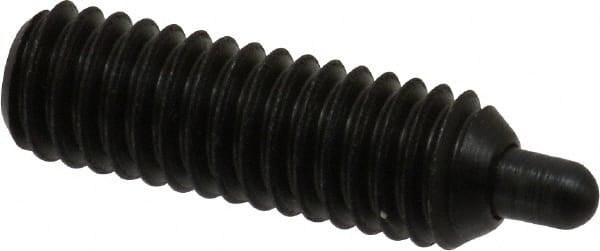 GIBRALTAR 5/1618, 1 Thread Length, 3/16 Plunger Projection, Steel Threaded Spring Plunger