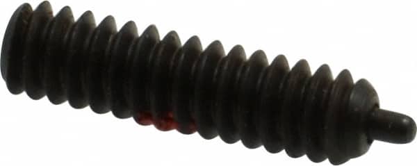 GIBRALTAR 632, 17/32 Thread Length, 1/16 Plunger Projection, Steel Threaded Spring Plunger