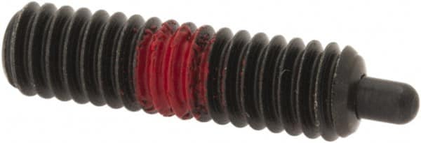 GIBRALTAR 832, 5/8 Thread Length, 3/32 Plunger Projection, Steel Threaded Spring Plunger