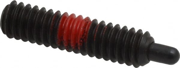 GIBRALTAR 1/420, 1 Thread Length, 3/16 Plunger Projection, Steel Threaded Spring Plunger