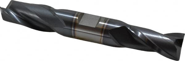 HERTEL 3/4, 15/16 LOC, 3/4 Shank Diam, 5 OAL, 2 Flute, Cobalt Square End Mill