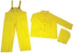 RIVER CITY MCR SAFETY CLASSIC .35MM PVC/POLYESTER SUIT 3 PC YELLOW