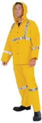 MCR SAFETY Size L Yellow Rain Three Piece Suit