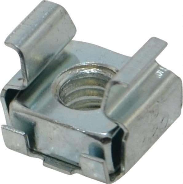 MSC 1/420 Screw, 0.093 to 1/8 Thick, Spring Steel Cage Nut