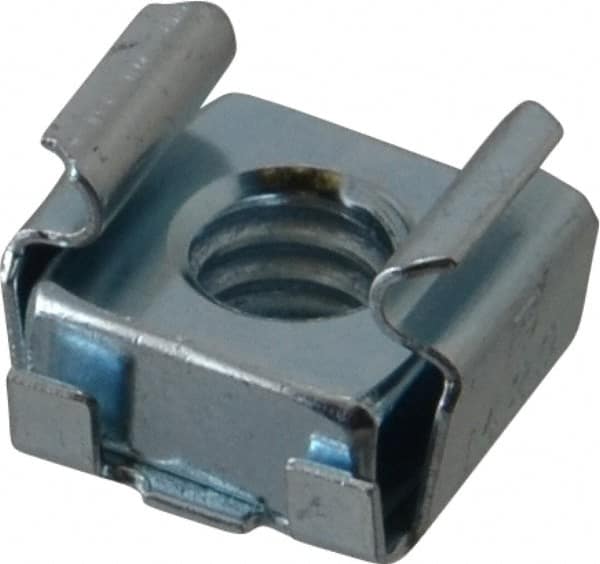 MSC 1/420 Screw, 0.025 to 1/16 Thick, Spring Steel Cage Nut