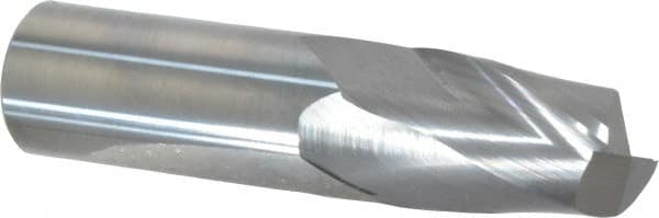 HERTEL 1, 11/2 LOC, 1 Shank Diam, 4 OAL, 2 Flute, Solid Carbide Square End Mill