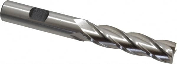 HERTEL 1/2, 2 LOC, 1/2 Shank Diam, 4 OAL, 4 Flute, Cobalt Square End Mill