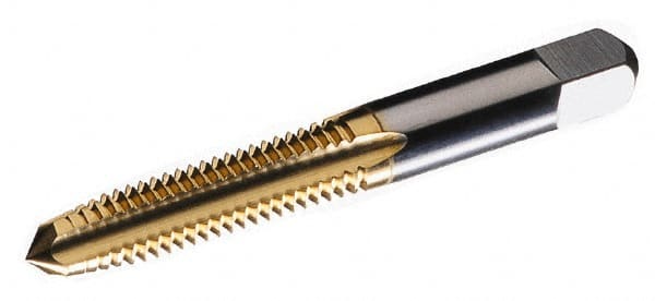 CLEVELAND 112 UNF H4 4Flute TiN Finish High Speed Steel Straight Flute Standard Hand Tap