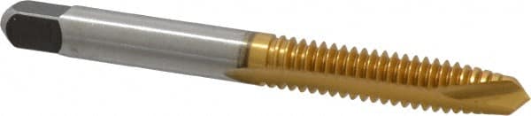 CLEVELAND 1/420 UNC 2 Flute TiN Finish High Speed Steel Spiral Point Tap