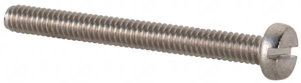 MSC INDUSTRIAL M2x0.40 Metric Coarse, 20mm Length Under Head Slotted Drive Machine Screw