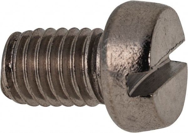 MSC INDUSTRIAL M8x1.25 Metric Coarse, 12mm Length Under Head Slotted Drive Machine Screw