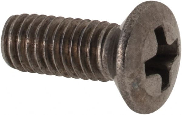 MSC INDUSTRIAL M3x0.50 Metric Coarse, 8mm OAL Phillips Drive Machine Screw