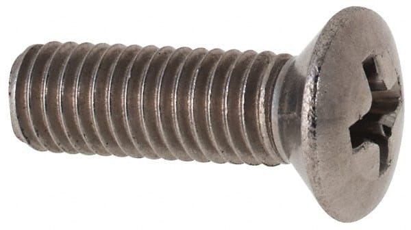 MSC INDUSTRIAL M5x0.80 Metric Coarse, 16mm OAL Phillips Drive Machine Screw
