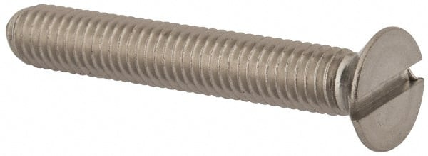 MSC INDUSTRIAL M6x1.00 Metric Coarse, 40mm OAL Slotted Drive Machine Screw