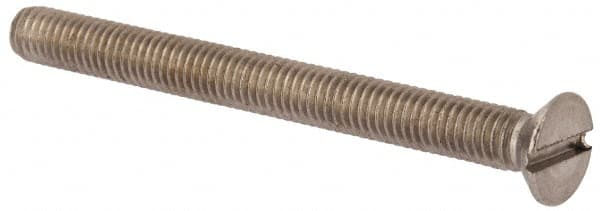 MSC INDUSTRIAL M6x1.00 Metric Coarse, 65mm OAL Slotted Drive Machine Screw