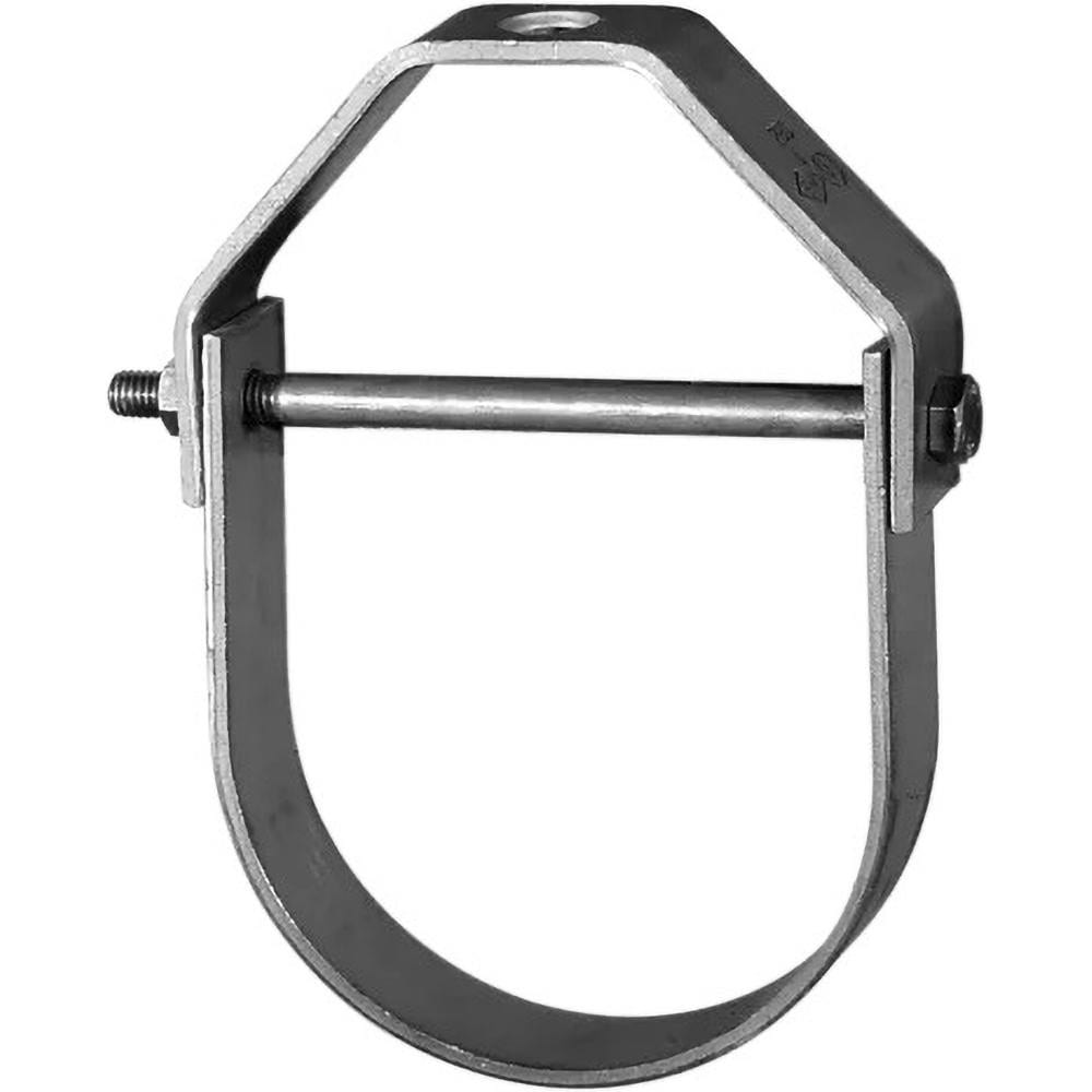ANVIL Pipe & Cable Hangers; Product Type: Adjustable Clevis Hanger ; Material: Carbon Steel ; Rod Size: 3/8 (Inch); Nominal Pipe Size: 4 ; Load Capacity (Lb.): 730.000 ; Finish Coating: Plain