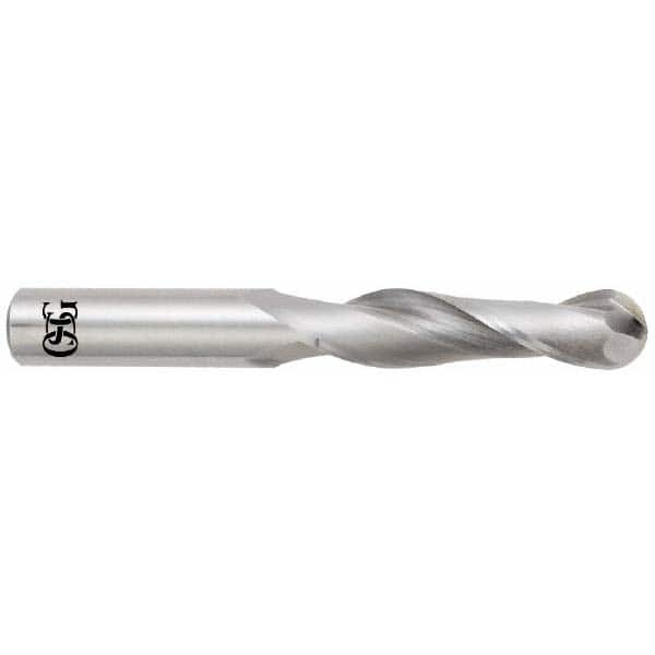 OSG 5/8 Diam, 21/4 LOC, 2 Flute Solid Carbide Ball End Mill