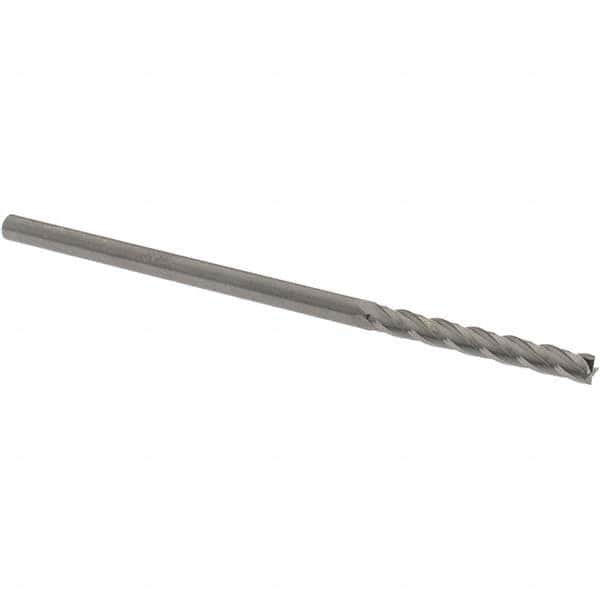 OSG 1/8, 1 LOC, 1/8 Shank Diam, 3 OAL, 4 Flute, Solid Carbide Square End Mill