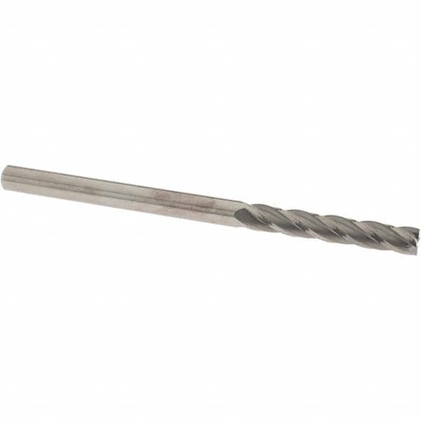 OSG 1/4, 11/2 LOC, 1/4 Shank Diam, 4 OAL, 4 Flute, Solid Carbide Square End Mill