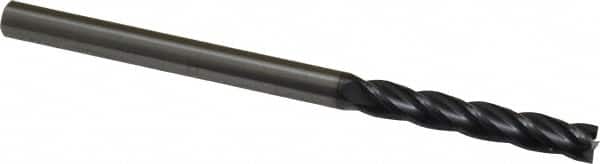 OSG 1/4, 11/2 LOC, 1/4 Shank Diam, 4 OAL, 4 Flute, Solid Carbide Square End Mill