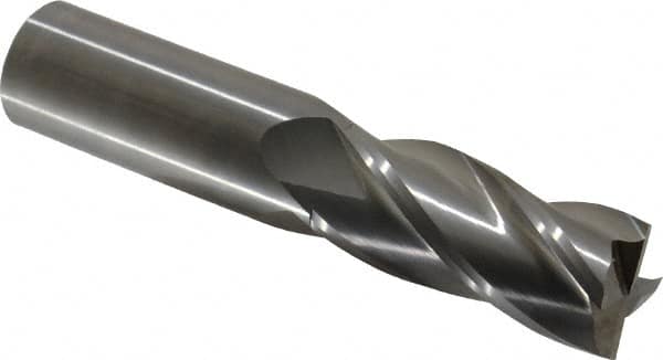 OSG 1, 21/4 LOC, 1 Shank Diam, 5 OAL, 4 Flute, Solid Carbide Square End Mill