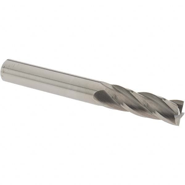 OSG 3/8, 11/8 LOC, 3/8 Shank Diam, 3 OAL, 4 Flute, Solid Carbide Square End Mill