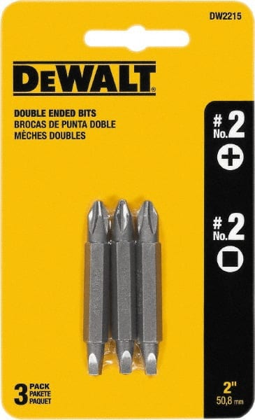 DEWALT 1/4 Drive #2/#2 Point Reversible Phillips/Square Bit
