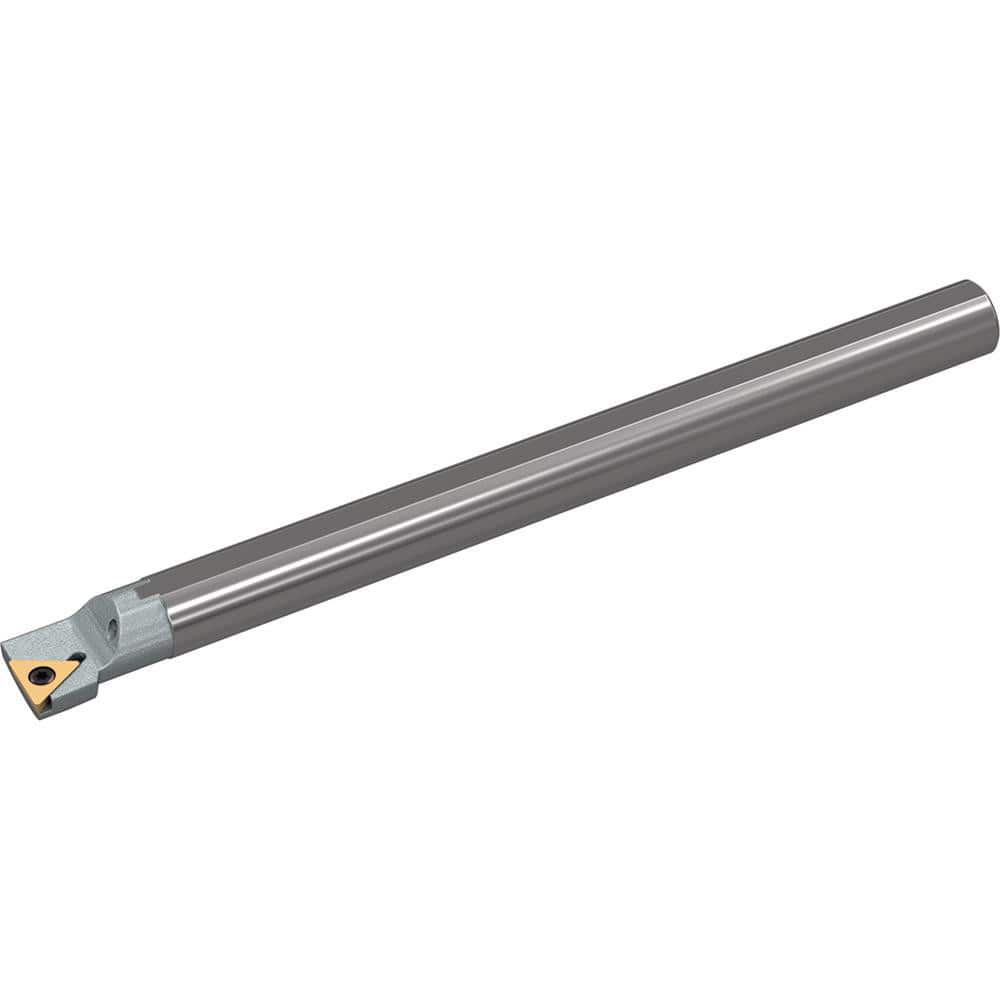 WIDIA Indexable Boring Bars; Minimum Bore Diameter (Decimal Inch): 0.9300 ; Maximum Bore Depth (Decimal Inch): 2.2500 ; Toolholder Style: STFPR ; Tool Material: Steel ; Shank Diameter (Decimal Inch): 0.7500 ; Hand of Holder: Right Hand