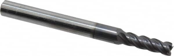 PROMAX 5/32, 1/2 LOC, 3/16 Shank Diam, 2 OAL, 4 Flute, Solid Carbide Square End Mill