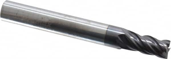 PROMAX 7/32, 3/8 LOC, 1/4 Shank Diam, 2 OAL, 4 Flute, Solid Carbide Square End Mill