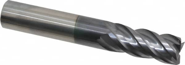 PROMAX 9/16, 11/4 LOC, 9/16 Shank Diam, 31/2 OAL, 4 Flute, Solid Carbide Square End Mill
