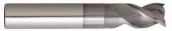 NIAGARA CUTTER 5/8 Diam 3 Flute Solid Carbide 0.025 Corner Radius End Mill