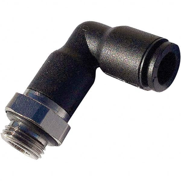 LEGRIS Plastic PushToConnect Tube Fittings; Type: Extended Male Elbow ; Tube Outside Diameter (mm): 4 ; Maximum Working Pressure (psi): 290.00 ; Material: Glass Reinforced Nylon/Nickel Plated Brass ; Thread Size: 0.125 ; Thread Type: BSPP