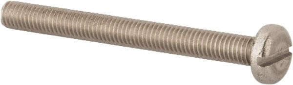 MSC INDUSTRIAL M5x0.80 Metric Coarse, 50mm Length Under Head Slotted Drive Machine Screw