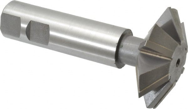 WHITNEY TOOL CO. 21/4 Diam x 3/4 Width 7/8 Shank 60&deg; Double Angle Cutter