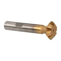 WHITNEY TOOL CO. 3/4 Diam x 1/4 Width 3/8 Shank 90&deg; Double Angle Cutter