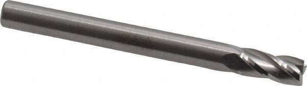 ROBBJACK 3/16, 3/8 LOC, 3/16 Shank Diam, 2 OAL, 4 Flute, Solid Carbide Square End Mill