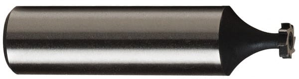 MSC 7/8 Diam x 3/16 Face Width, CarbideTipped, 6 Teeth, Shank Connection Woodruff Keyseat Cutter