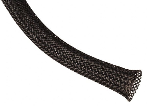 TECHFLEX Black Braided Expandable Cable Sleeve