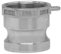 EVER-TITE. COUPLING PRODUCTS 11/2 x 11/2 Cam & Groove Male Adapter Female NPT Thread